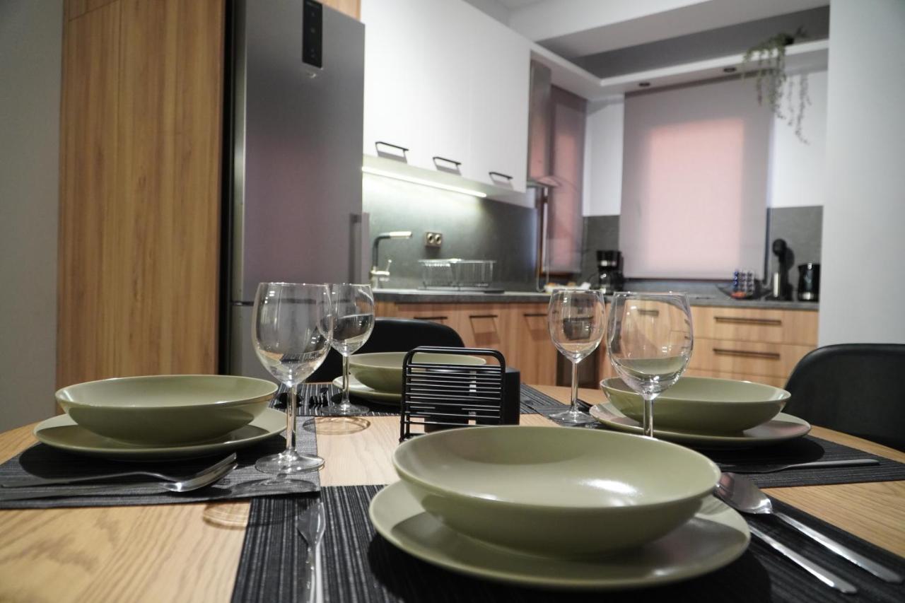Modern Apartment In Οld Τown Thessalonique Extérieur photo